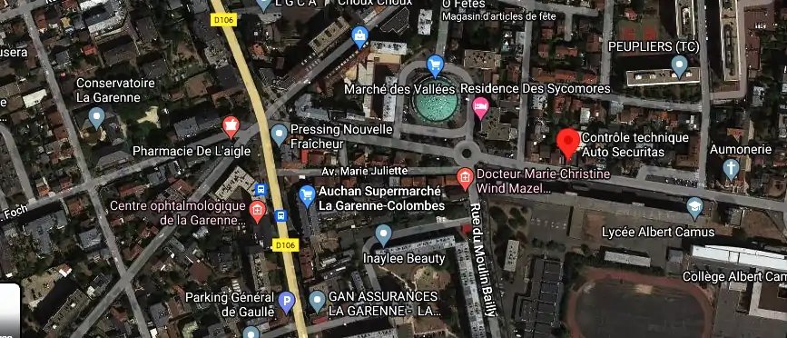 Prix contrôle technique à Bois-Colombes