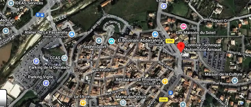 Prix contrôle technique à Pertuis