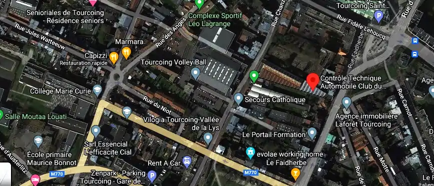 Prix contrôle technique à Tourcoing