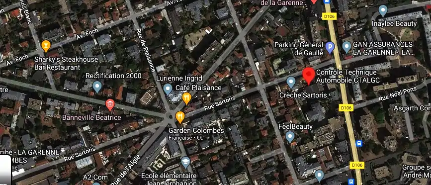 Prix contrôle technique à La Garenne-Colombes