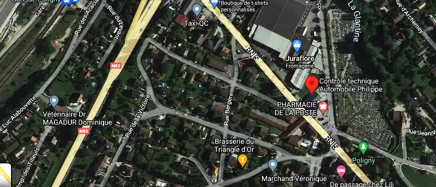 Prix contrôle technique à Poligny