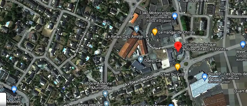 Prix contrôle technique à Les Ponts-de-Cé