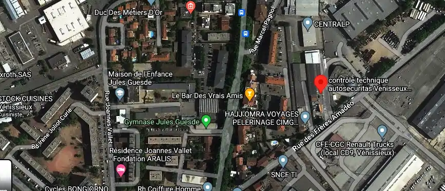 Prix contrôle technique à Vénissieux