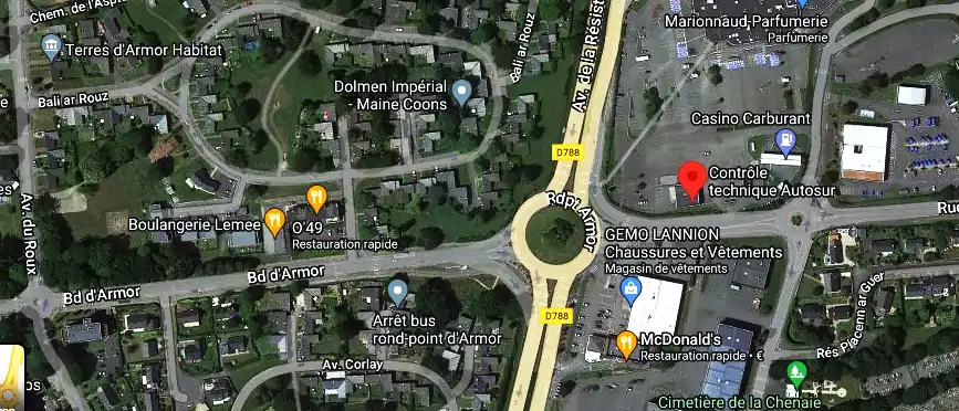 Prix contrôle technique à Lannion