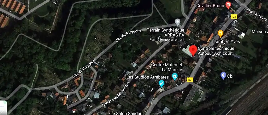 Prix contrôle technique à Achicourt