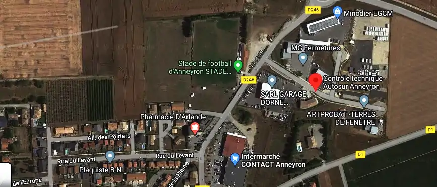 Prix contrôle technique à Anneyron