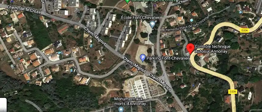 Prix contrôle technique à Annonay