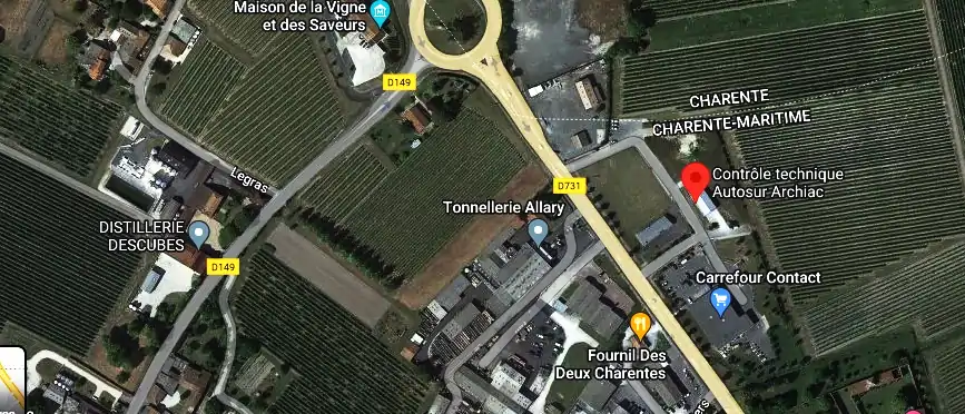 Prix contrôle technique à Archiac