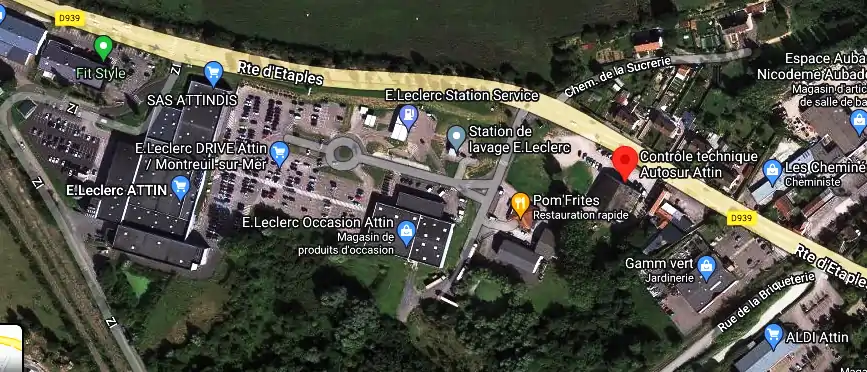 Prix contrôle technique à Attin