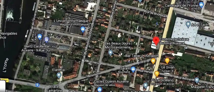 Prix contrôle technique à Auxerre