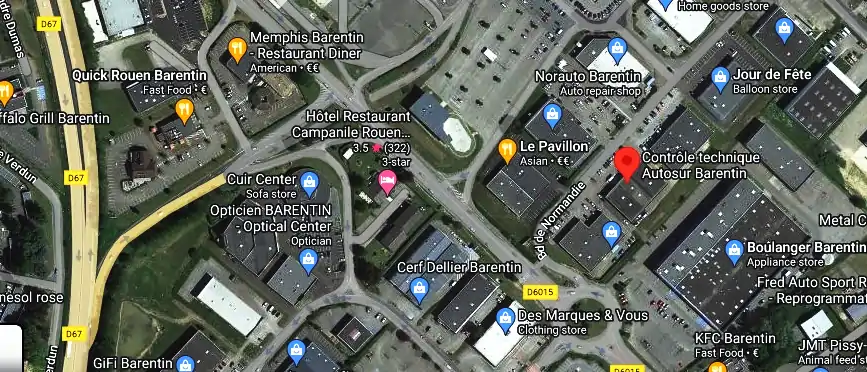 Prix contrôle technique à Barentin