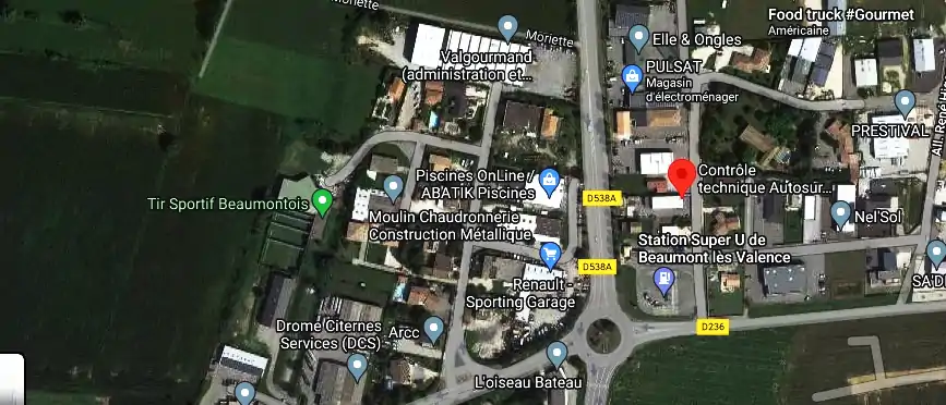 Prix contrôle technique à Beaumont-lès-Valence