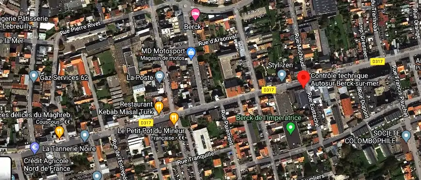 Prix contrôle technique à Berck