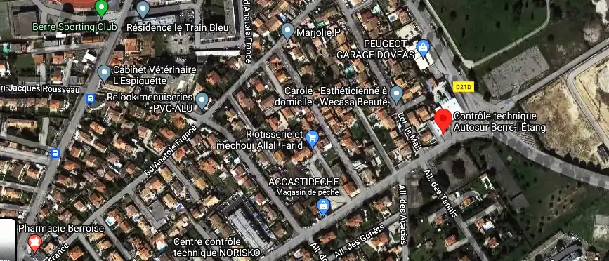 Prix contrôle technique à Berre-l'Étang