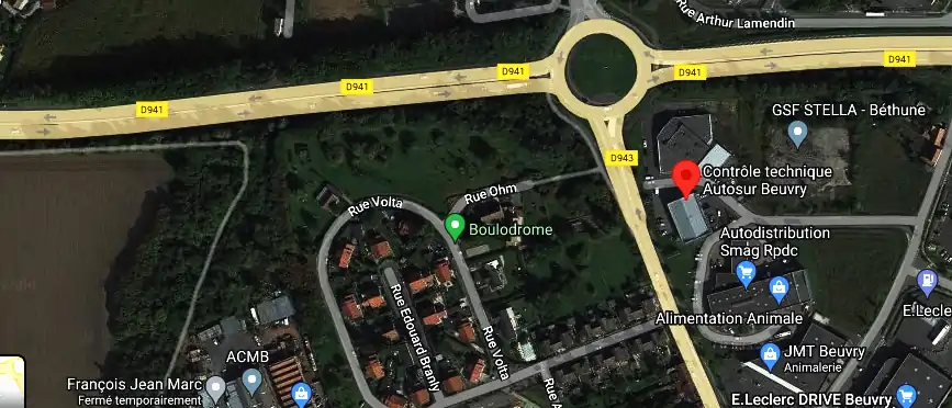 Prix contrôle technique à Beuvry