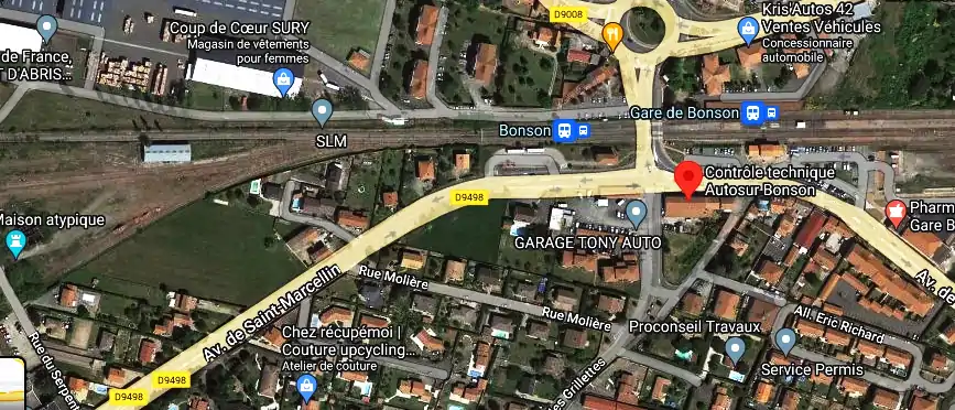 Prix contrôle technique à Bonson