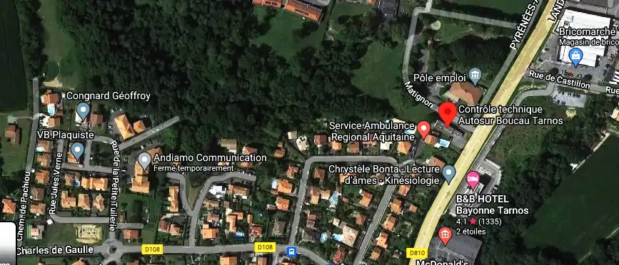 Prix contrôle technique à Boucau tarnos