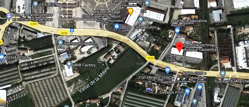 Prix contrôle technique à Carpentras