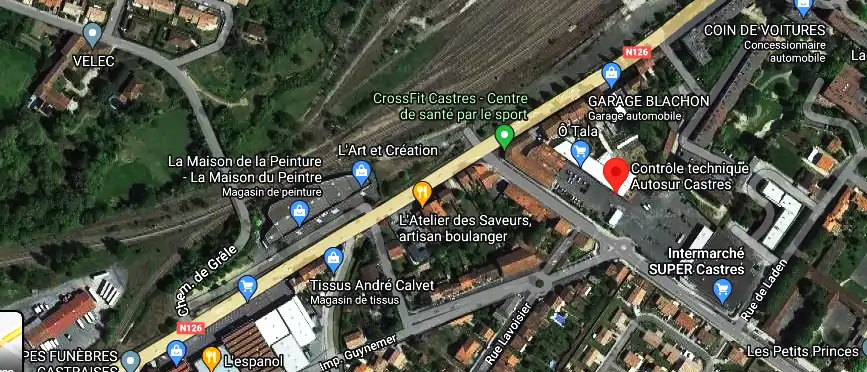 Prix contrôle technique à Castres