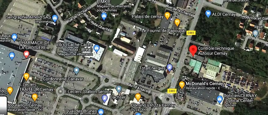 Prix contrôle technique à Cernay