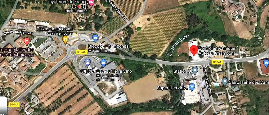 Prix contrôle technique à Chambonas