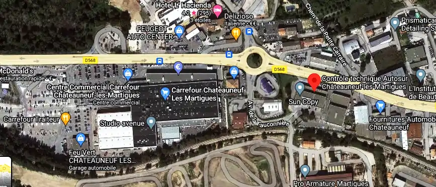 Prix contrôle technique à Châteauneuf-les-Martigues