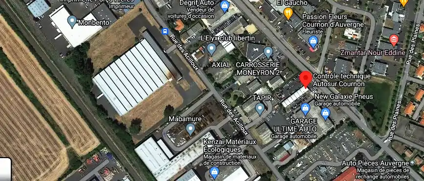 Prix contrôle technique à Cournon-d'Auvergne