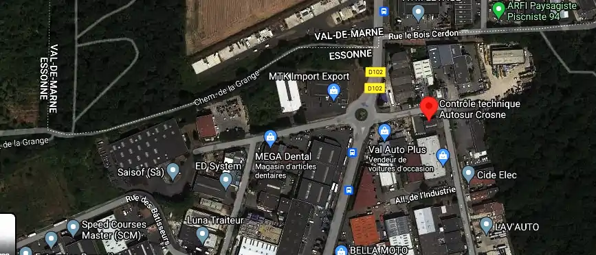 Prix contrôle technique à Crosne