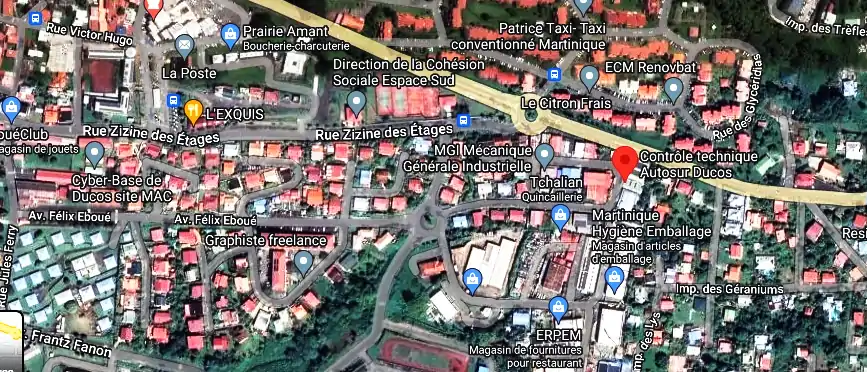 Prix contrôle technique à , Martinique