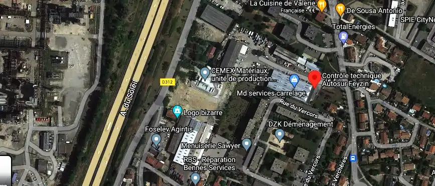 Prix contrôle technique à Feyzin