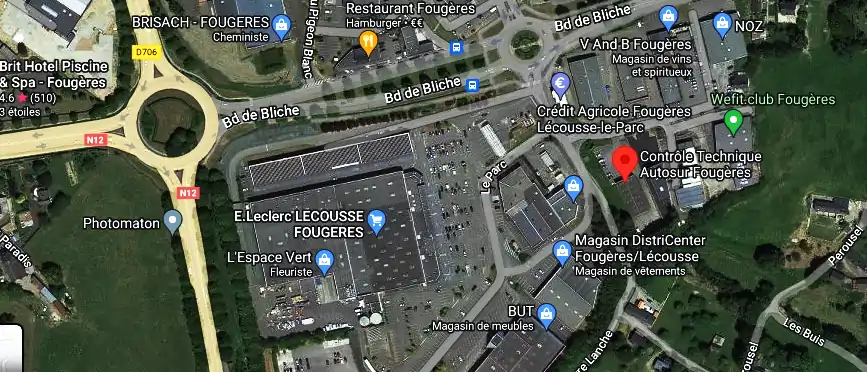 Prix contrôle technique à Lécousse