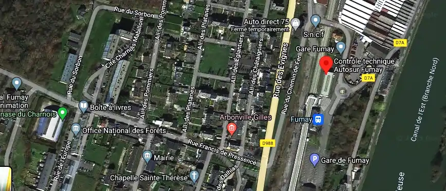 Prix contrôle technique à Fumay