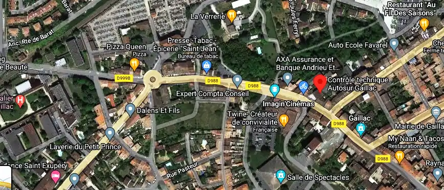 Prix contrôle technique à Gaillac