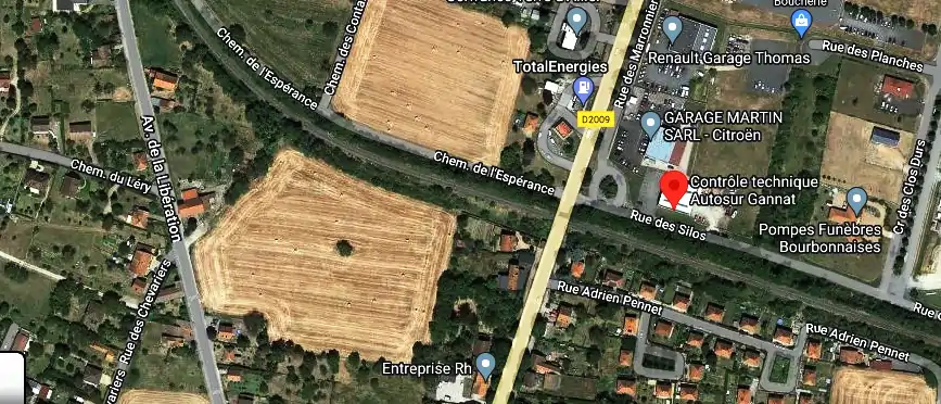 Prix contrôle technique à Gannat