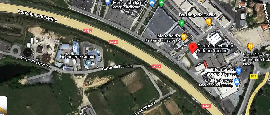 Prix contrôle technique à Gignac