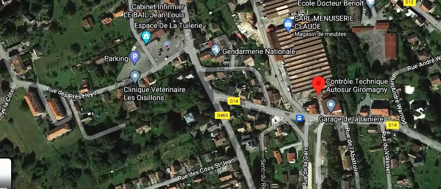 Prix contrôle technique à Giromagny