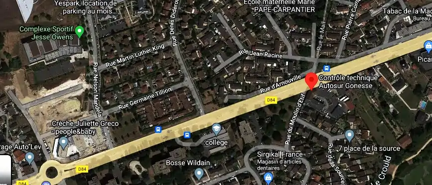 Prix contrôle technique à Gonesse