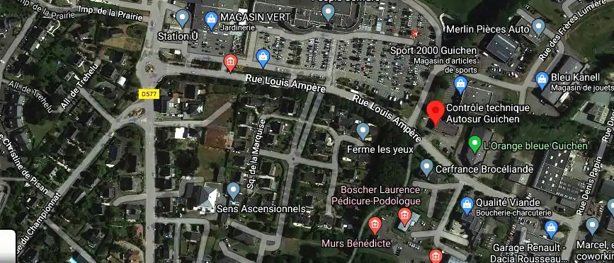 Prix contrôle technique à Guichen