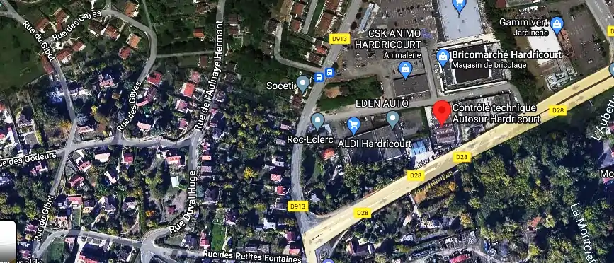 Prix contrôle technique à Hardricourt