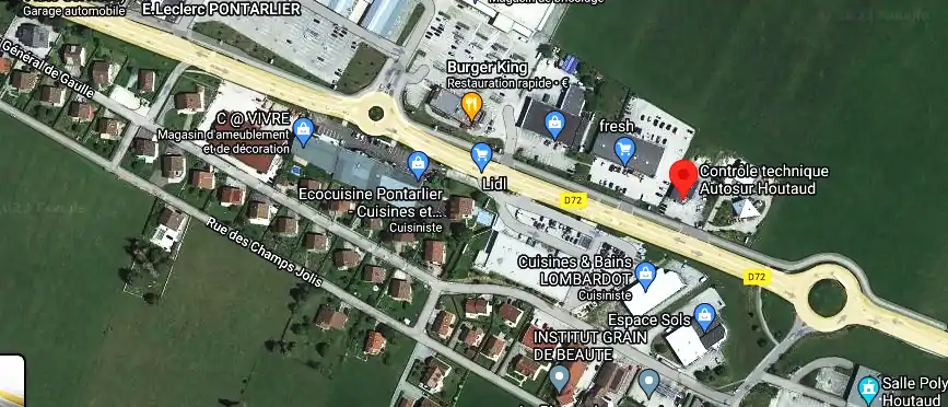 Prix contrôle technique à Houtaud