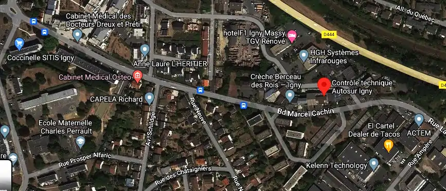 Prix contrôle technique à Igny