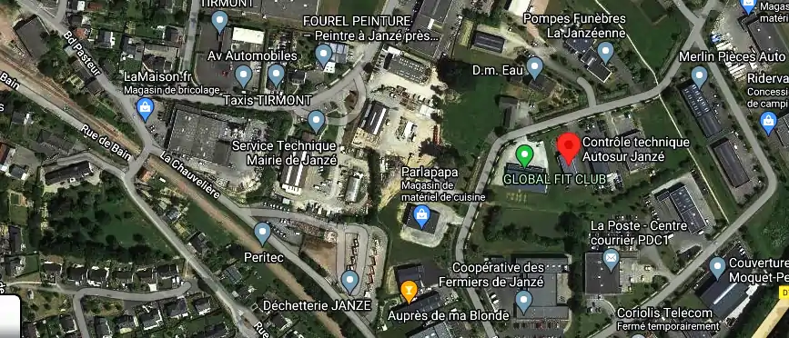 Prix contrôle technique à Janzé