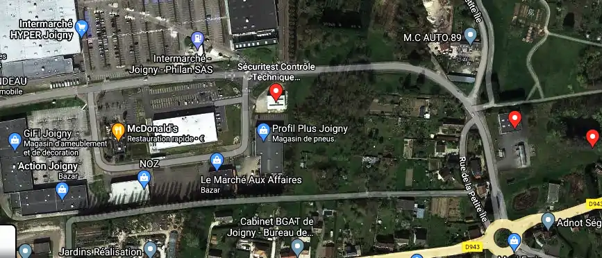 Contrôle technique Autosur Joigny à Joigny