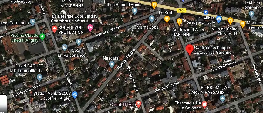 Prix contrôle technique à La Garenne-Colombes