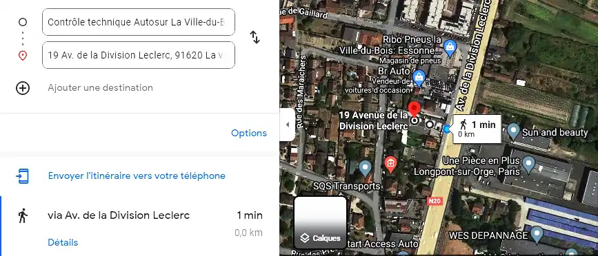 Prix contrôle technique à La ville-du-Bois