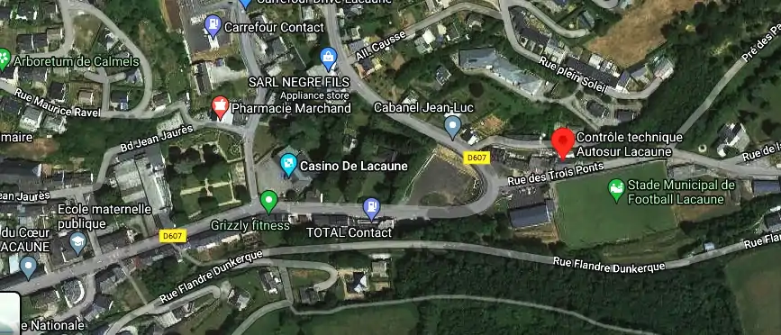 Prix contrôle technique à Lacaune