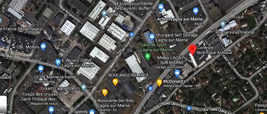 Prix contrôle technique à Lagny-sur-Marne