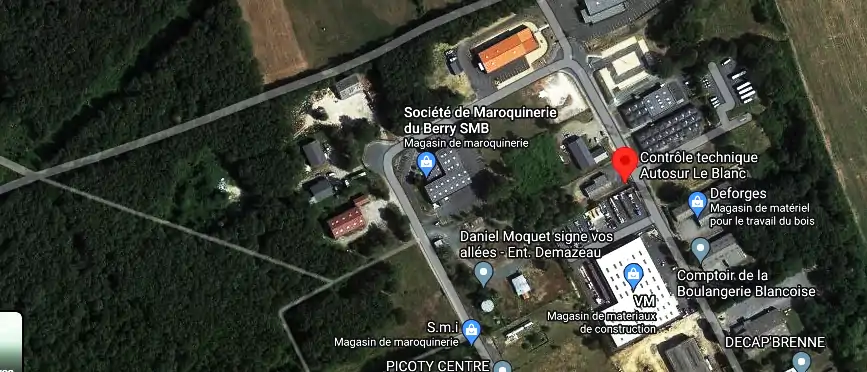 Prix contrôle technique à Le Blanc