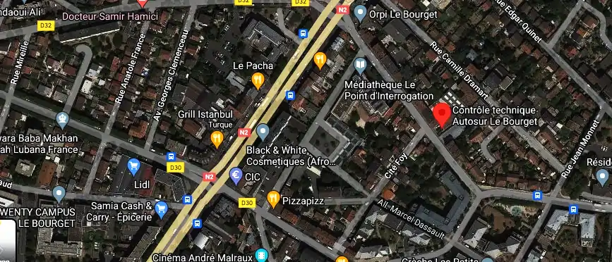 Prix contrôle technique à Le Bourget