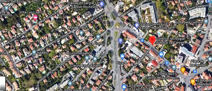 Prix contrôle technique à Le Cannet